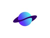 S + planet for collaborative software infrastructure logo design by Alex Tass, logo designer on Dribbble