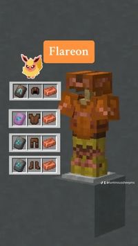 Flareon Vanilla Minecraft Armor