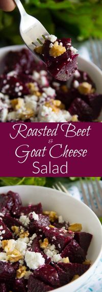 Roasted Beet & Goat Cheese Salad