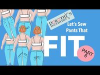 Sew Pants that Fit - Adjustments to the Back - Part 6 - YouTube