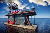 Tiny Floating Cabin w/ hammocks