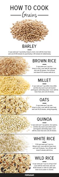 Guide to cooking grains