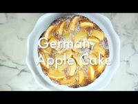 The German Apple Cake Apfelkuchen is a quick, easy cake recipe, that is moist, delicious, and melts in your mouth.