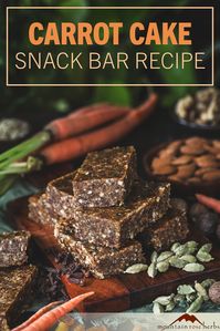 Carrot Cake Snack Bars