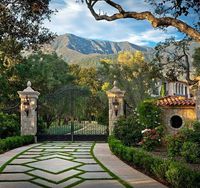 Beautiful long driveway...just driving through this everyday makes ...