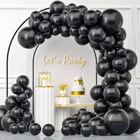 Amazon.com: Black Balloons Garland Kit, 100PCS 18In 12In 10In 5In Black Latex Party Balloons Arch Kit for Birthday Weddings Anniversary Graduation Black Themed Party Decorations : Home & Kitchen