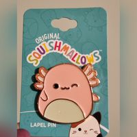 Brand New!!! Squishmallows Enamel Pin Archie The Axotle Archie The Axolotl Is Ready To Bring The Squish Squad To Your Jacket, Bag, Or Cork Board! Seen Winking, The Adorable Little Friend Is Waiting To Bring A Squishmallow Touch To Your Collection As This Adorable Enamel Pin Will Be Packaged Carefully From A Smoke Free Home