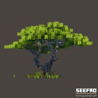 Realistic custom tree inspiration  You can get these survival friendly builds on my patreon