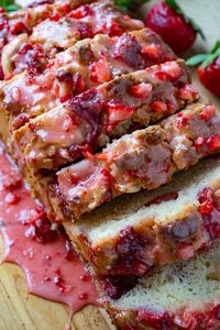 Strawberry Sour Cream Bread