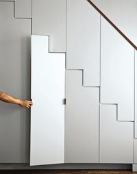 under the stairs stroage - because storage is always a good idea even if you don't need it at the time.