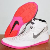 Nike Inflict Se Wrestling Shoes New Without Box Men's Size 15 White/Black/Bright Crimson Style #Dj4471-121 Fast Shipping!