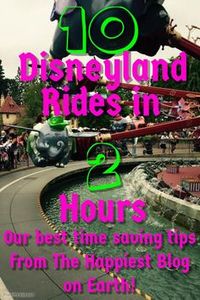 Disneyland Rides in 2 Hours