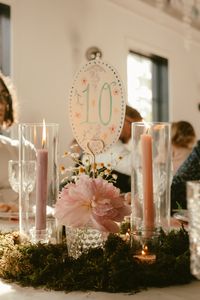 garden party center piece table inspo