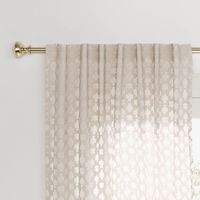 1pc Light Filtering Clipped Textured Window Curtain Panel - Threshold™ : Target