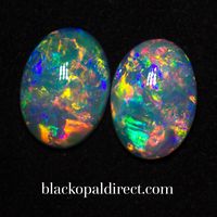 The most amazing Australian crystal opal pair I have seen in a while http://blackopaldirect.com/