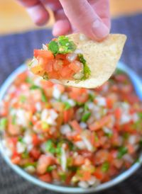 Homemade Pico de Gallo Salsa via @lucismorsels #vegan #vegetarian #glutenfree