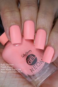 Sally Hansen Peach Please Neon Collection