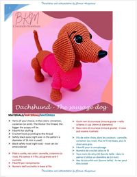 Sausage Dog – Free crochet pattern – Carmen Crochet