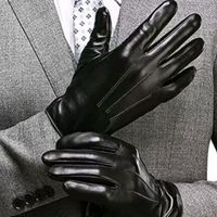 Brand New Marcus Adler New York Faux Leather Touchscreen Gloves Size One Size Color Black Made With 100% Polyester Exclusive Of Decoration This Item Is Brand New With Tag Check The Pictures