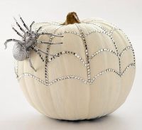 Creepy, crawly, glittery pumpkin! Thanks for joining our "Pin a Pumpkin" Party!