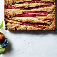 Rhubarb-Almond Cake