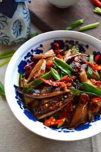 Chinese Eggplant with Garlic Sauce