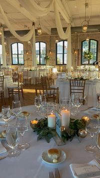 Elegant and classic southern wedding reception in 2022 | Loft wedding reception, Southern wedding reception, Wedding reception lighting