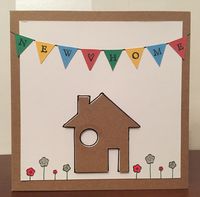 Handmade new home card