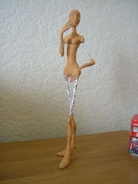 by Tireless Artist, via Flickr  graceful - Polymer Clay Dolls Fairies Trolls Tutorials: