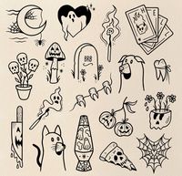 #tattoo#tattooidea#tattoolife#haloween#flashtattoo