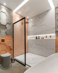 Statement showers – creating a work of art from your walk-in shower