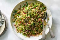 Brussels Sprout Salad With Pomegranate and Pistachios Recipe