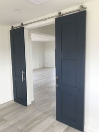 If you're looking for barn doors, but haven't the plunge - check out this post!!  55 Incredible Barn Door Ideas:  NOT Just For Farmhouse Style by thetarnishedjewelblog.com