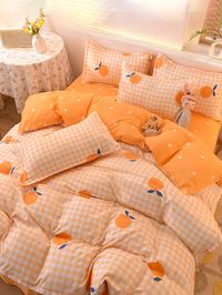 Multicolor Modern Collar   Fruit&Vegetable  Embellished   Bedding