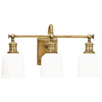 Hudson Valley Keswick 21" Wide Aged Brass Bath Light - #1Y603 | Lamps Plus