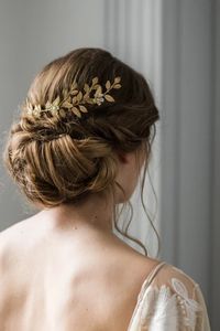 Sara Flower Vine Headpiece | Gold | By Anna Marguerite