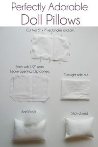 Doll Pillows Instructions