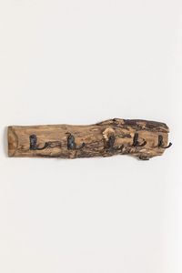 Recycled Wooden Wall Coat Rack Trunc - SKLUM