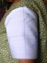 altering a standard sleeve to various styles