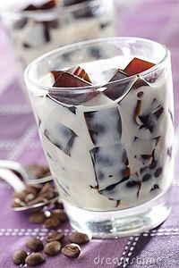 Freeze coffee as ice cubes and serve with Baileys