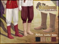 The Sims Resource - Ye Medieval Leather Boots