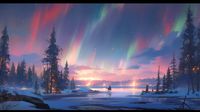 ArtStation - Northern lights