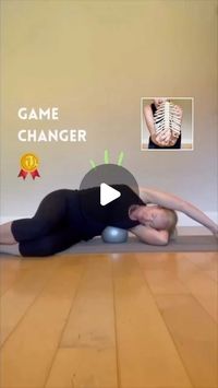 Michelle Edmison on Instagram: "Disrupt your ribcage.  Tthis is one of my favourite techniques and fastest ways to improve your overall mobility.  🔥It is also a massive tension reliever.  Why?  Firstly, we know anytime you lie on your side It changes your chest wall configuration and airflow management.   Takashima S, Nozoe M, Mase K, Kouyama Y, Matsushita K, Ando H. Effects of posture on chest-wall configuration and motion during tidal breathing in normal men. J Phys Ther Sci. 2017 Jan;29(1):29-34. doi: 10.1589/jpts.29.29. Epub 2017 Jan 30. PMID: 28210033; PMCID: PMC5300799.  This is GOLD.  It helps us get anterior posterior expansion, because we need expansion 360° around . usually people are pretty good at lateral expansion. AP is hard. We want 360 degrees.   Secondly …  Add a ball, to