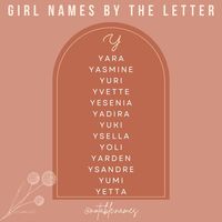 This post is brought to by the letter Y. Why? Because I said so (and because I've done most of the alphabet already). These Y names for girls are super underrated and deserve some love! Most of them are incredibly rare, and those that are a little more mainstream still standout due to their unique initial. What's your fave Y name? #names #girlnames #babynames #babynameinspo #babynameideas #babygirlnames #babynameinspiration #babynamesuggestions