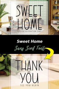 Sweet Home is a minimal and neat sans serif font. It can easily be matched to an incredibly large set of projects, so add it to your creative ideas and notice how it makes them stand out! #sansserif #fonts #creative #design #graphics #webdesign #printdesign #ads