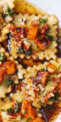 Fall Recipe: Butternut Squash Ravioli with Brown Butter and Pecans