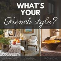 French country decor brings together: French Farmhouse, French provincial and French chateau. But what are the differences between these?