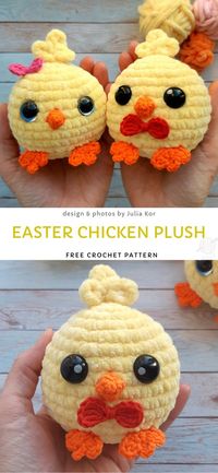 Easter Chick Crochet Pattern Ideas - Pattern Center