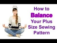 Do you have diagonal wrinkles in the garments you sew? Does your garment feel uncomfortable. Your plus size sewing pattern may be unbalanced.