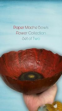  

Hand made paper mache bowls: My Tips/insight:
 • This project took me awhile to complete due to being precarious and letting each layer dry completely. It’s very important you let your paper mache crafts dry out for a few days in between sessions, if not it could create mold and no one wants that.
 • After my bowls were created and thoroughly dried I used gray acrylic paint for the base coat. Let the first coat dry then went in with a second gray coat, this helps seal up your creation and gives a flat base for you to paint. 
 • Once your base coat is thoroughly dry you can go in with whatever design you like. I found acrylic paint works very well on paper mache projects. After your done painting it is also important to let it dry out for at least a week or so before sealing it, just to 